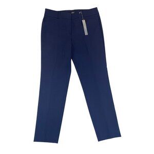 Loft Womens Navy Straight-Leg Dress Pants Size 8 - New